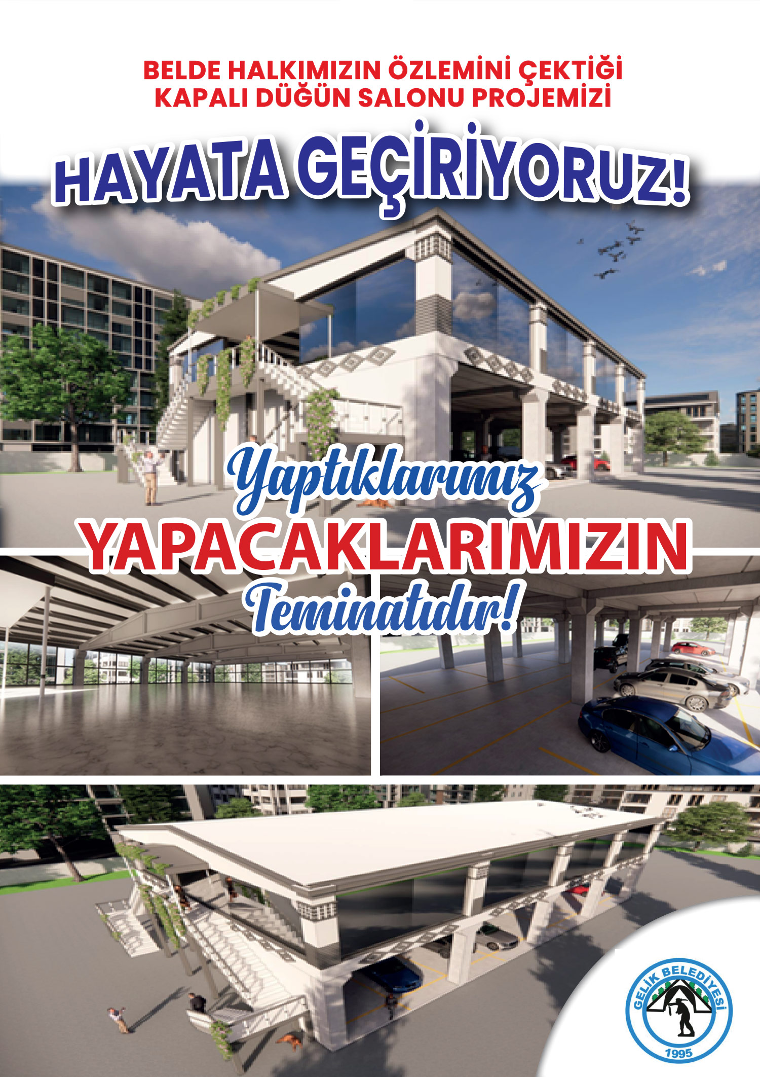 Kapalı Düğün Salonu Projemiz